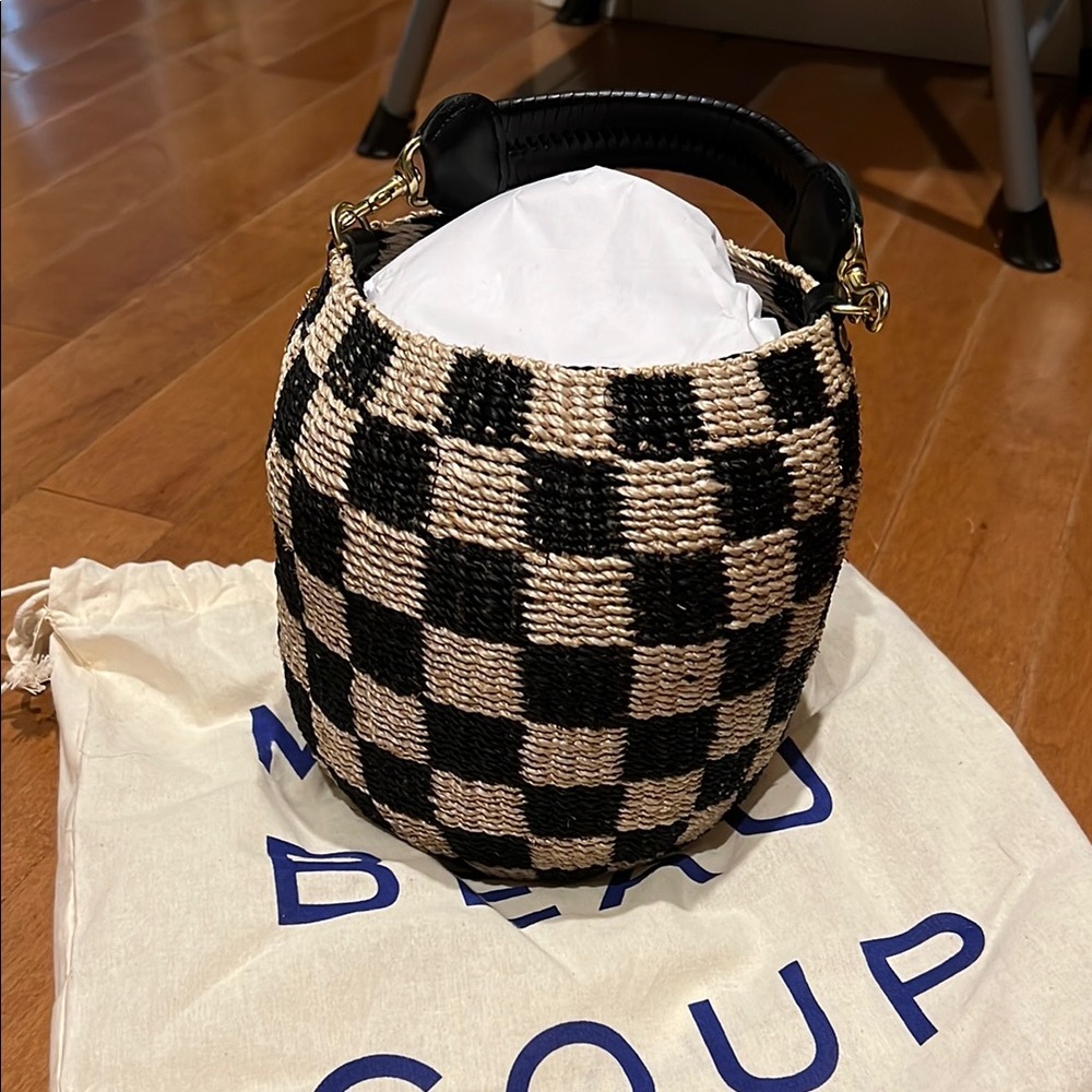 New Clare V. Pot de Miel Bag with Bamboo Top Handle